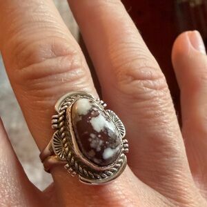 Sterling Silver and Crazy Horse Magnesite Ring